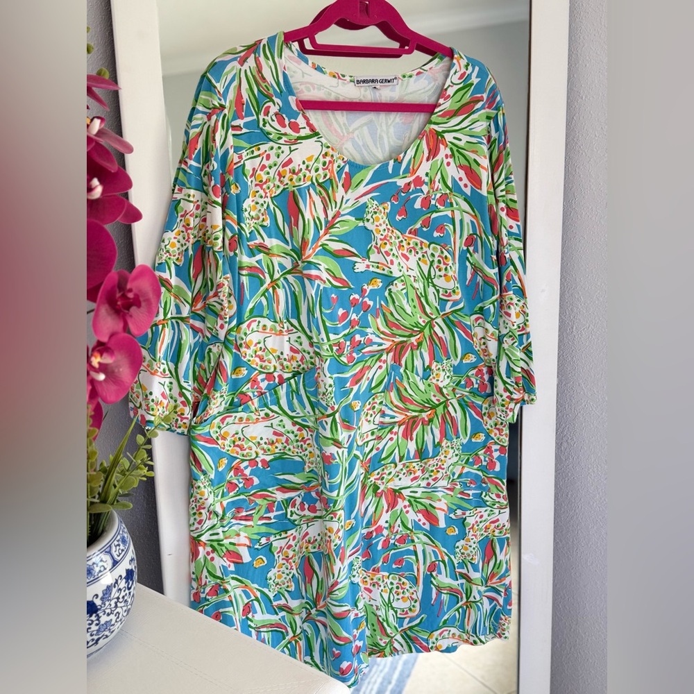 BOGO Colorful Tropical Leopard Print Dress